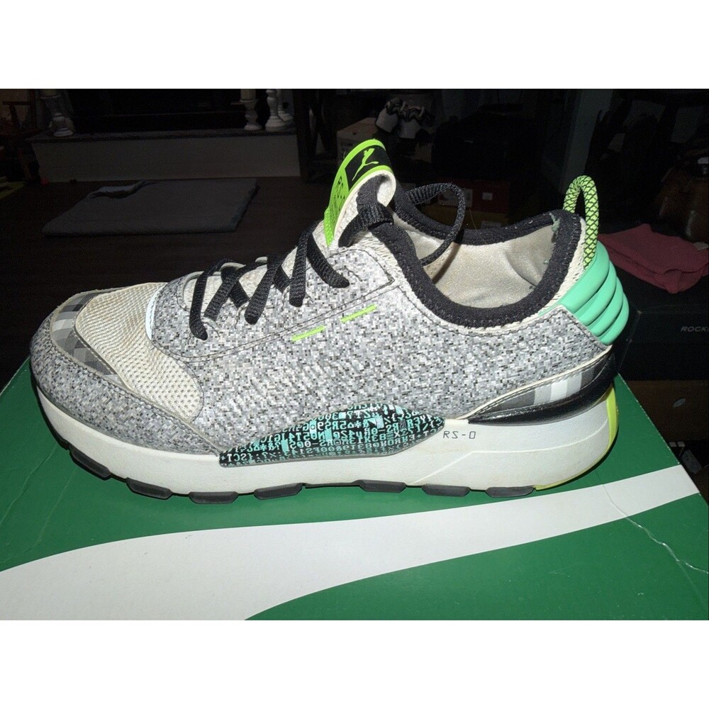 Puma Men RS-0 Game Restart black iron gate green gecko 6C